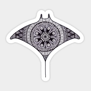 Manta Ray Sticker